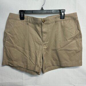 Faded glory khaki shorts, size 16